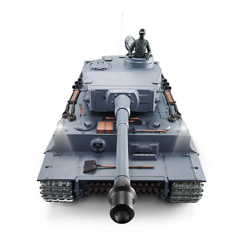 Henglong Alloy RC Tanks 1:16 German WWII Main Battle Tank 3818-1 2.4G Tiger I Metal Catapillar Machine On Remote Control Toy Kid