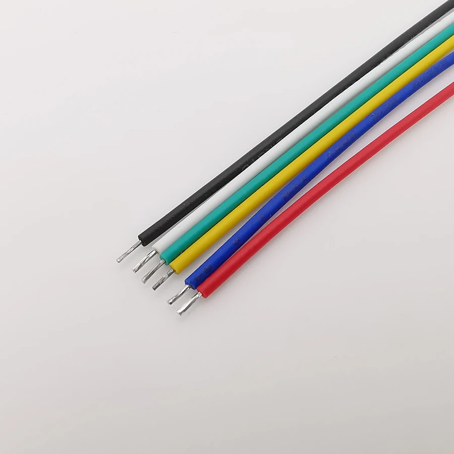 100Pcs Tin-Plated Breadboard PCB Solder Cable 24AWG Fly Jumper Wire Cable Tin Conductor Wires 1007-24AWG Connector Wire
