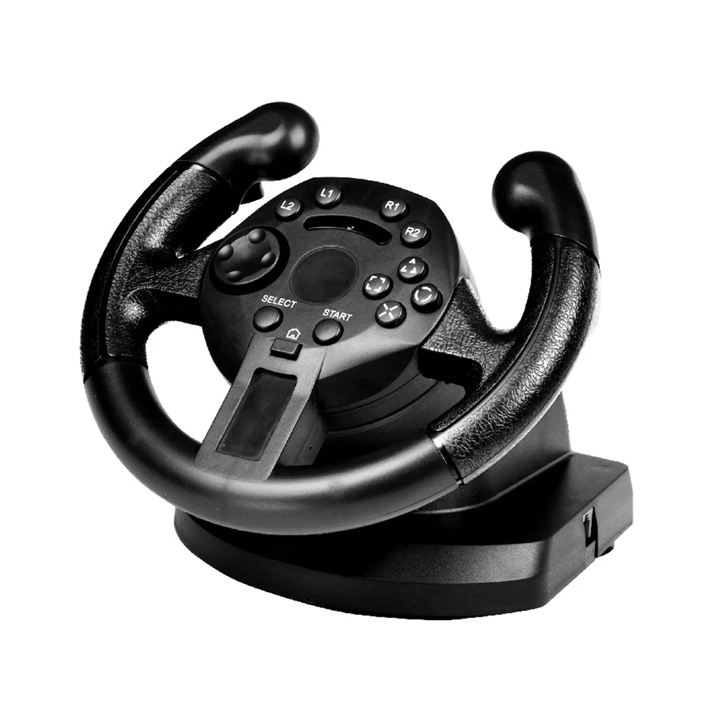 Top Racing Steering Wheel For PS3/PC Game Pad 180 Degree Steering Wheel Vibration Joysticks For PS3 Remote Controller Wheels