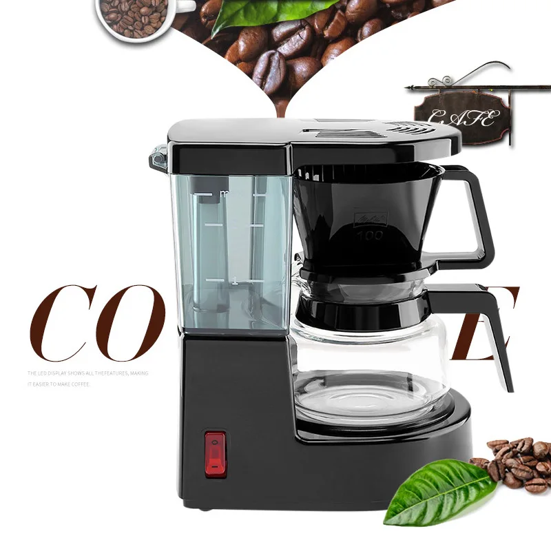 Household Coffee Machine Drip Filter Coffee Maker Semi-automatic Coffee Making Machine