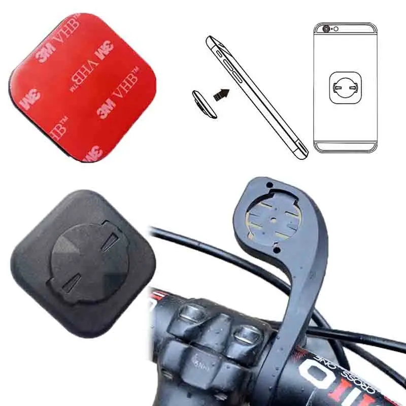 AliExpress 1PC Bicycle Computer Adapter Road Bike Code Frame 3M Universal For GARMIN Mount Mobile Phone Holder GPS Paste Back Buckle