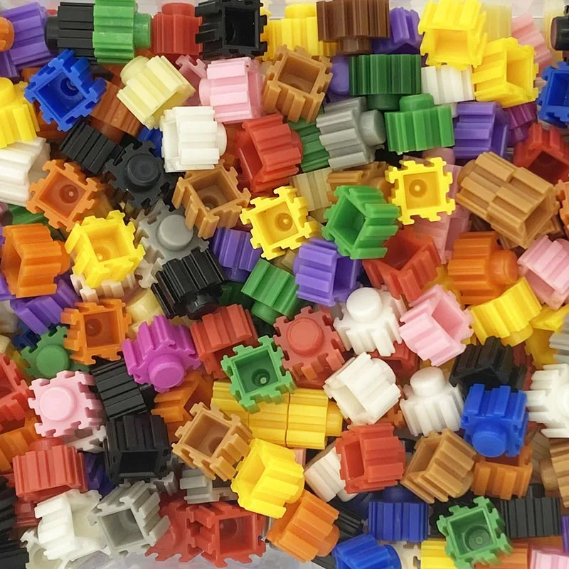 Bloques de construcción de microdiamantes para niños, juguete educativo para armar en 3D, de 8x8mm, DIY, 200 piezas