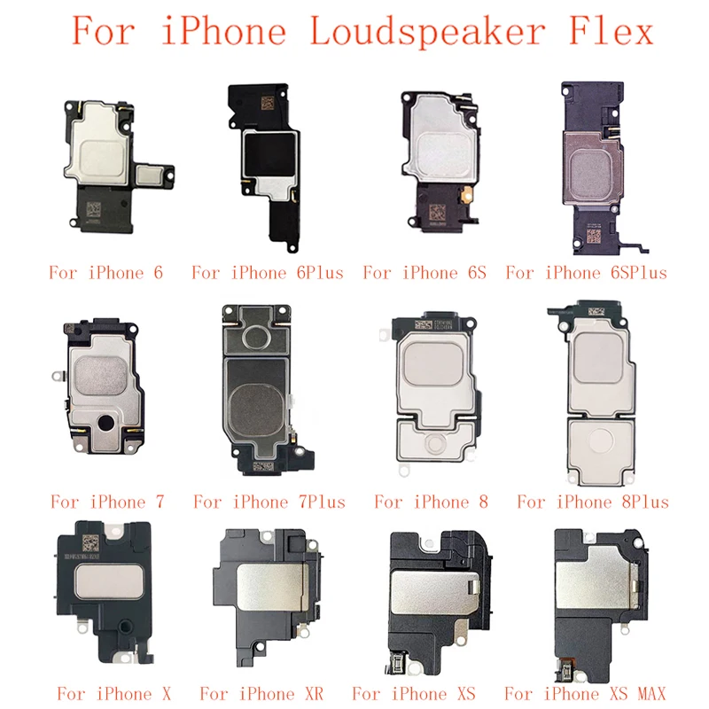 Loud Speaker Buzzer Ringer Loudspeaker Flex Cable For iPhone 5S 6 6Plus 6S 6SPlus 7 7Plus 8 8Plus X XR XS XSMAX 11 Replacement