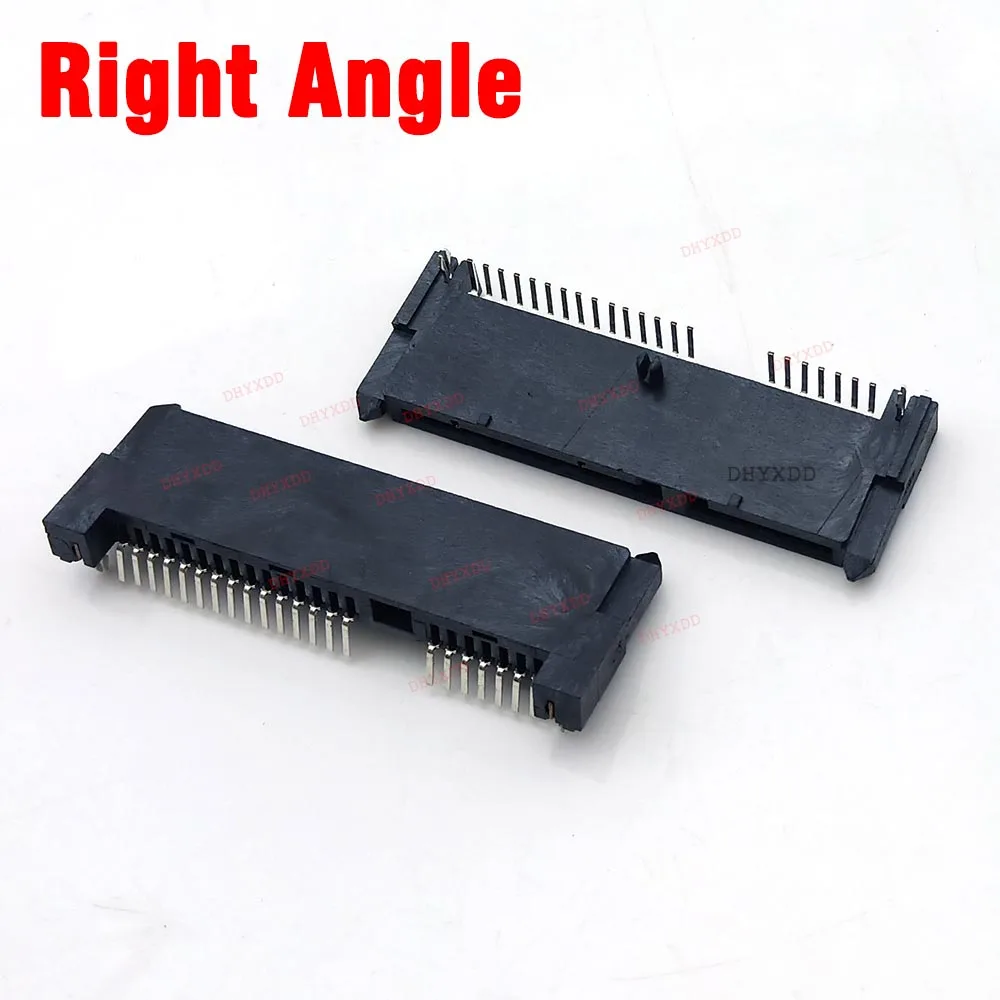 10pcs SATA 7+15 Pin 22 Pin Right Angle Female Hard Drive HDD Connector Adapter