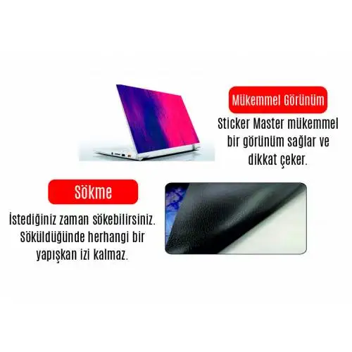 Sticker Master Love Love Temalı Laptop Notebook Tablet Sticker Macbook Laptop Sticker 35 PCs