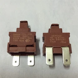 CPU-1113 Key Switch Replacement 2Pin 6.5A 250VAC Self-locking Power Switch Repair Parts