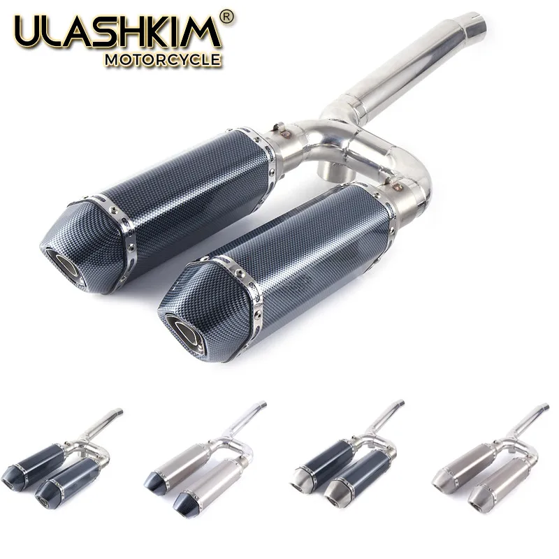 FZ6S FZ6N S2 Fazer600 Motorcycle Exhaust Pipe Full System Slip On For Yamaha FZ-6N FZ-6S FZ6 Fazer 600 Exhaust 2004 - 2010 Years