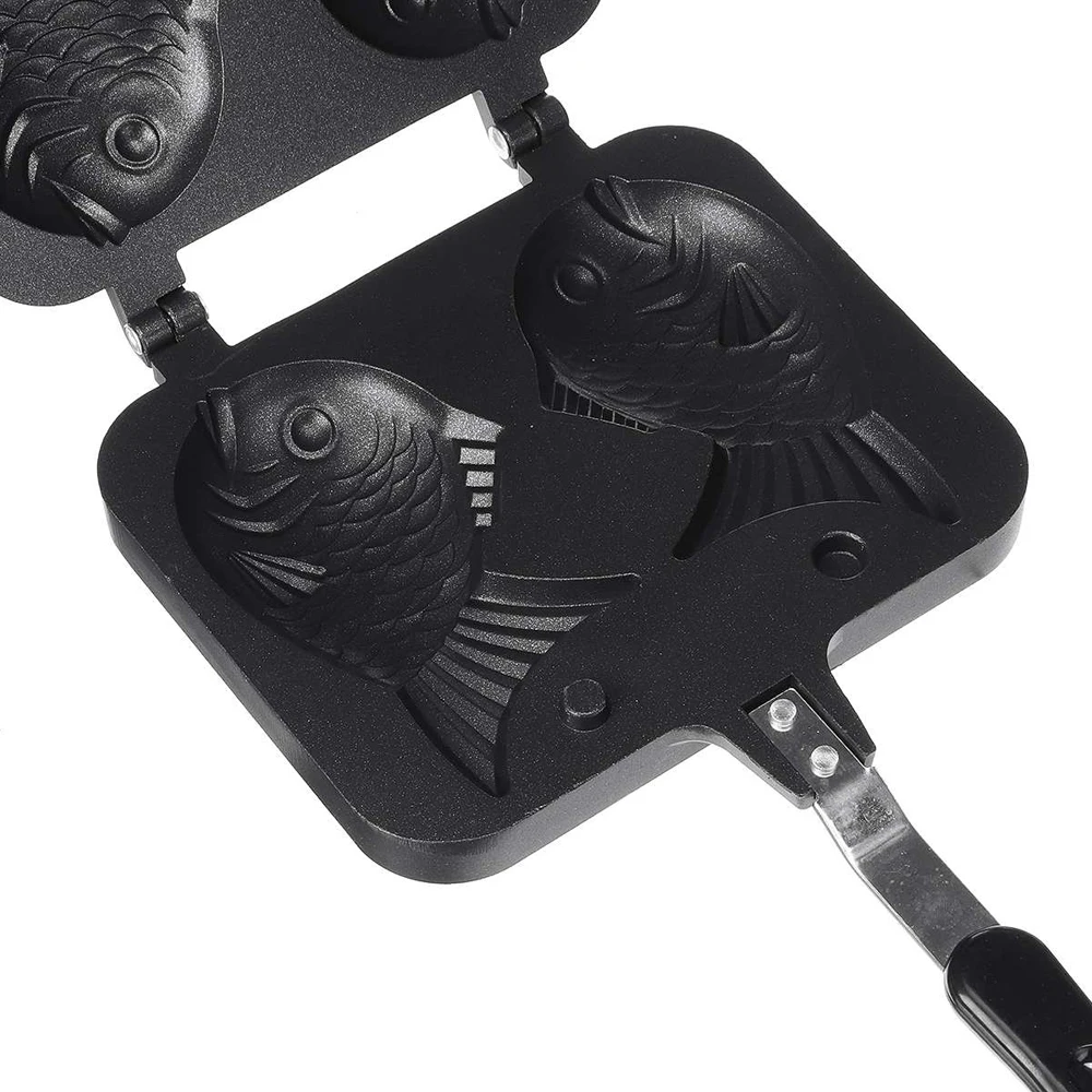 2 formy Taiyaki w kształcie ryby kulek z ośmiornicy wafel Pan non-stick ciasto piec pieczenia DIY narzędzia kuchenne deser garnek do gotowania płyta