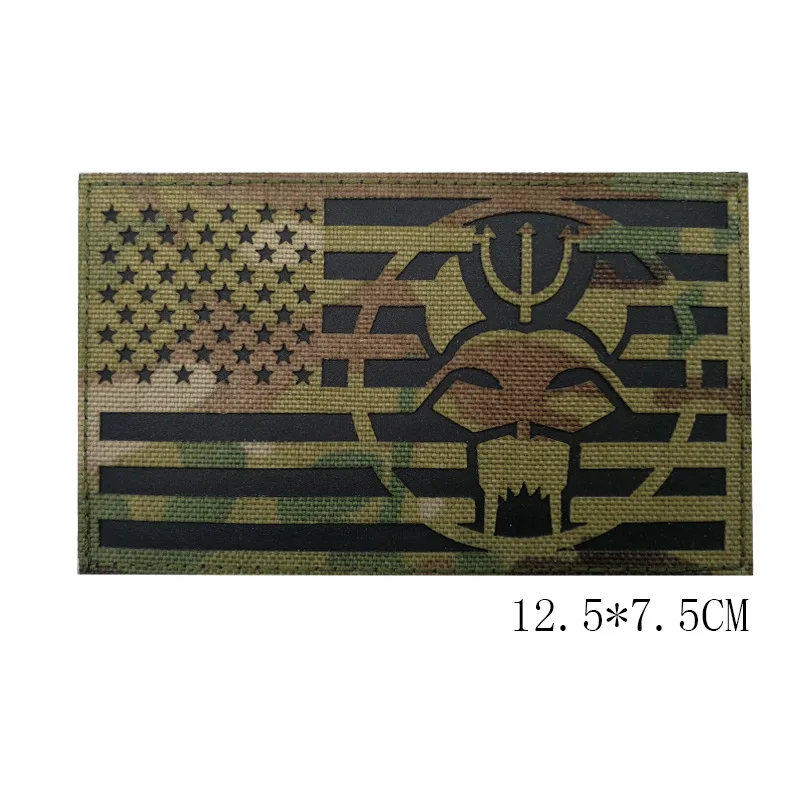 1pc Seal Team IR Infrared Reflective Patches Navy Seals Patches American US Flags Badges