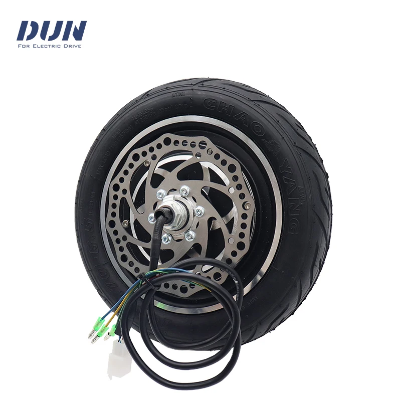 48V 500W 10inch 40KMH Brushless Motor Kits with Tubeless Tire,Disc Brake,Controller,Display,Throttle