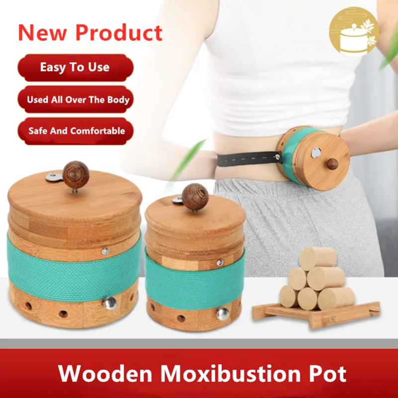 Domestic Moxibustion Pot Abdomen Palace Cold carry moxibustion Home hanging bamboo tube Moxibustion pot use For Whole Body