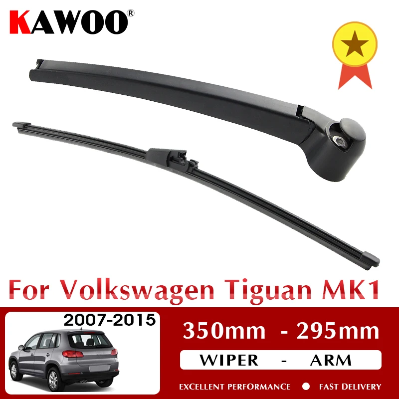 

KAWOO Car Rear Wiper Blade Back Window Wipers Arm For Volkswagen VW Tiguan Hatchback 2007 - 2015 Windscreen Wiper Blades