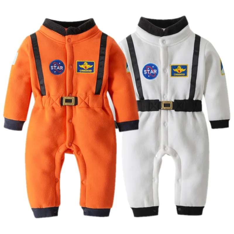 

Umorden Baby Boys Astronaut Costume Space Suit Rompers Toddler Infant Halloween Christmas Birthday Party Fancy Dress