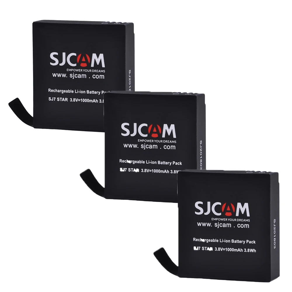 1000mAh Original SJCAM SJ6 Rechargeable Camera Battery Bateria for SJCAM SJ6 Legend Action Sports Camera