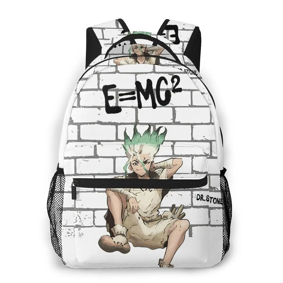 

Dr Stone - Senku Graffiti Backpack for Girls Boys Travel RucksackBackpacks for Teenage school bag