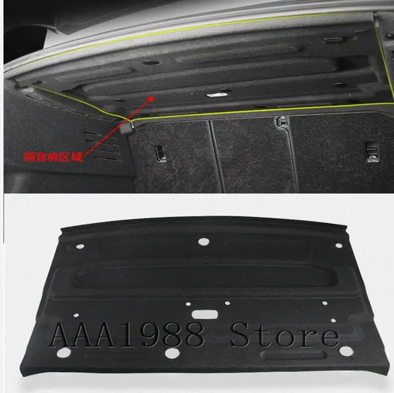 

For Audi A3 8V 8Y 2020 2021 2022 Car Rear Trunk Firewall Mat Pad Cover Sound Heat Insulation Cotton Noise Deadener Accessories