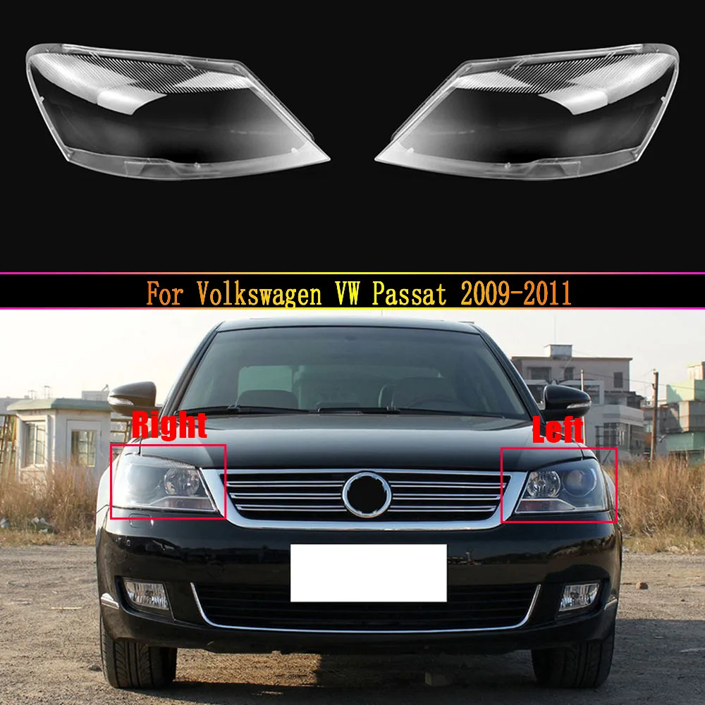 

Car Headlamp Lens For Volkswagen VW Passat 2009 2010 2011 Car Replacement Auto Shell Cover