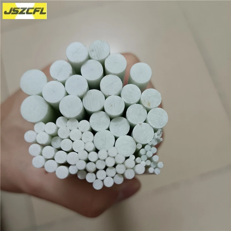 

50Pcs/Set Diameter 5mm White Glass Fiber Rod Lenght 700mm Customized Model Construction Insulating Fiberglass Bar