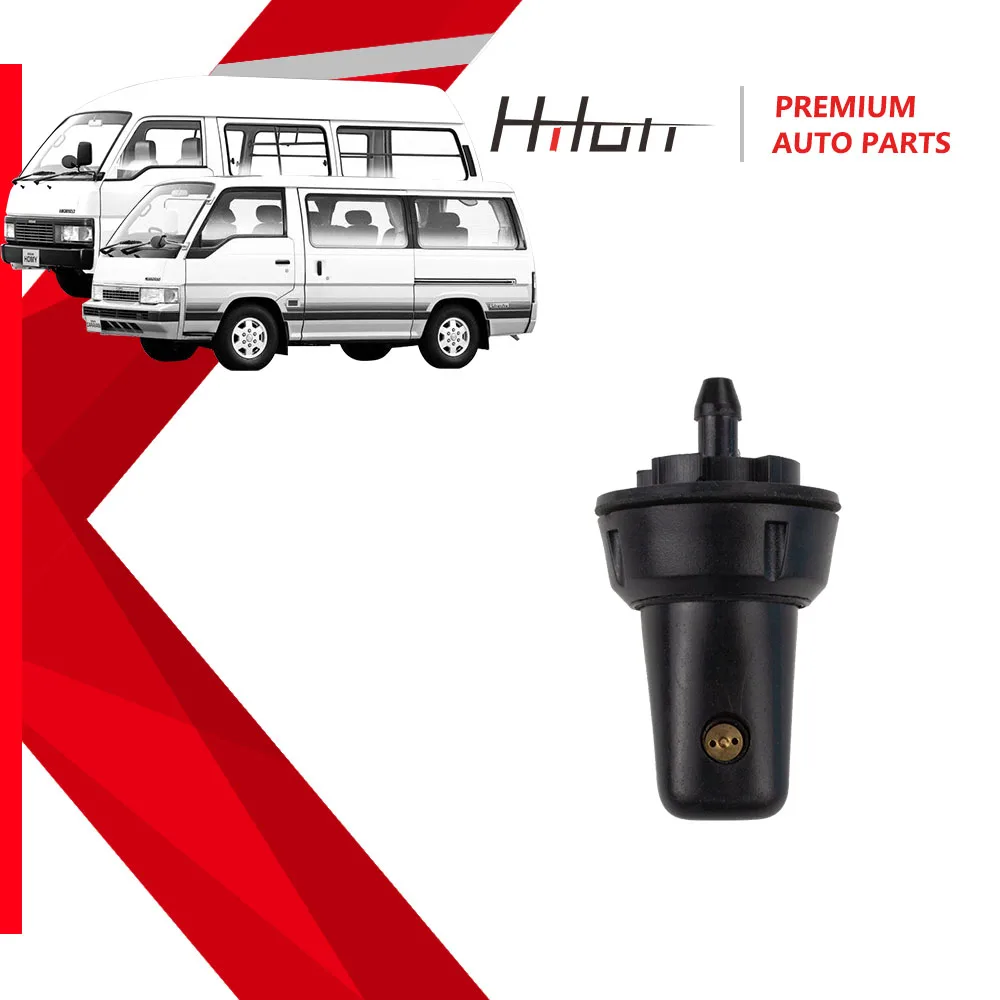 

Wiper nozzle Front Windshield Washer Jet Nozzle 2 Hole for Nissan Urvan caravan E24 1989-2001