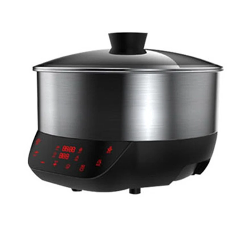 6L Lifting Cooking Pot Prevent Dry Burn Stainless Steel Multifunction 220V Home Appliances 1501W Intelligent Steam Stew Boiler