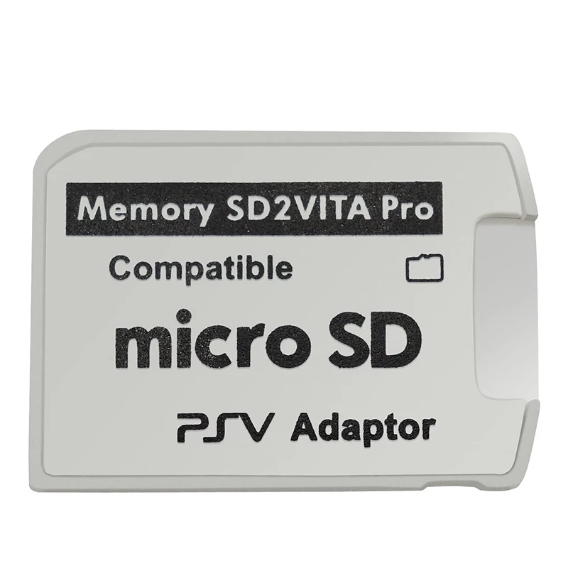 DATA FROG PSVita 메모리 마이크로 카드 어댑터, PS 게임용 SD 게임 카드 슬롯 어댑터 변환기, 3.60 시스템 메모리 SD 카드 변환기
