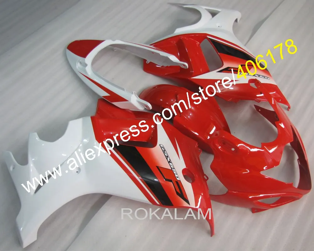 Wholesale GSX 650F Motorcycle Fairings For Suzuki GSX 650F 2008 2009 2010 2011 2012 2013 Red White Motorbike Fairings