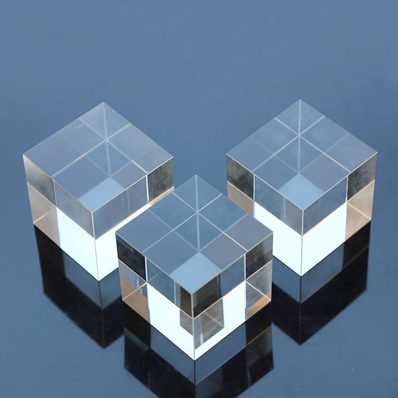 High Quality Transparent Clear Crystal Cube Paperweight DIY Glass Blank for Engraving