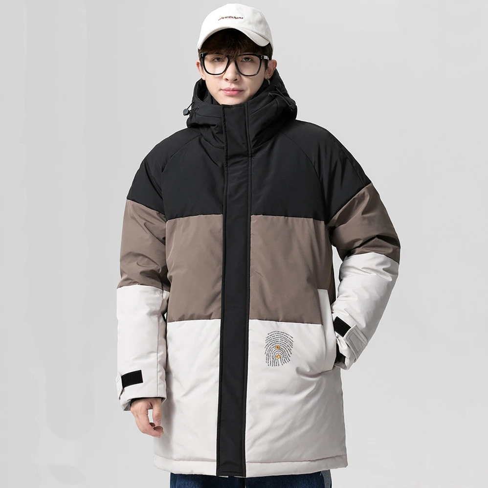 HALACOOD Männlichen 90% Unten Jacken Männer Winter Jacke Männer Mode Dicke Warme Parkas Weiße Ente Unten Mäntel Casual Mann Lange unten Jacken