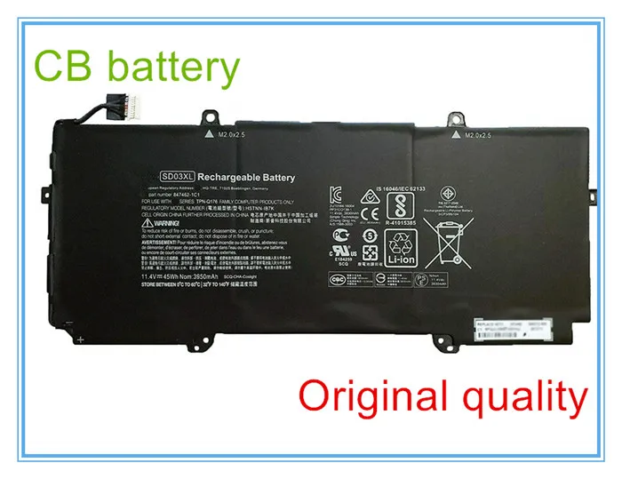 Original quality Battery for SD03XL13 G1 Series SDO3XL 847462-1C1 TPN-Q176 HSTNN-IB7K