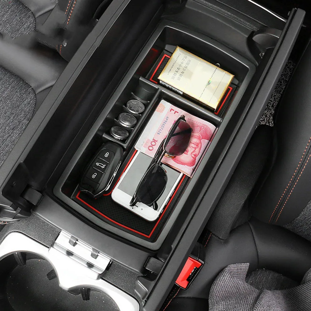 for Peugeot 5008 5008GT 2017 2018 2019 2020 2021 Car Central Armrest Box Auto Accessories Center Console Organizer Storage