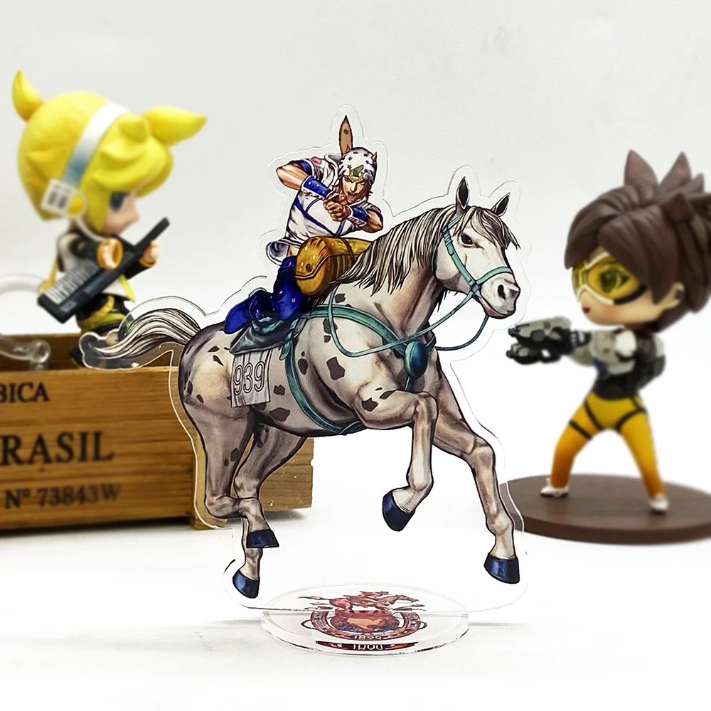 Jo no Bizarre Adventure 7 SBR Zeppeli Johnny Joestar Funny Valentine  acrylic standee figurines desk decoration cake topper