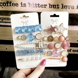 2020 New Fashion Hair Clip For Women Korean Trendy Girls Hairpins Barrettes Headwear Crystal Side Clip Hair Accessories Hairgrip