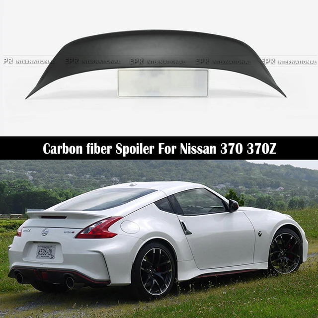 レジンリアスポイラー,日産370 370z z34 nismoモデル用,トランクブーツスポイラー,emsによる高速 - AliExpress