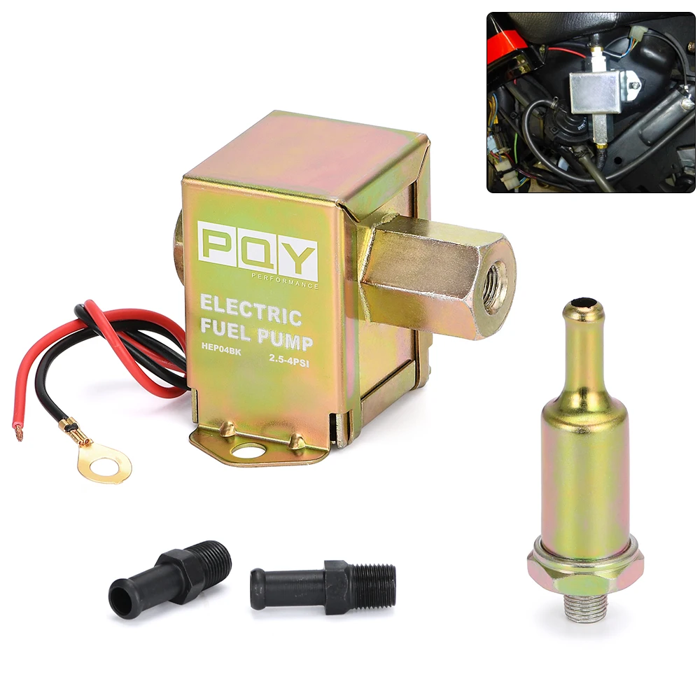 Pompe à carburant électronique en ligne universelle, haute pression, 90LPH, gaz, or, diesel, compatible avec 40104, 40106, 40107, P502, 4-7PSI, 12V