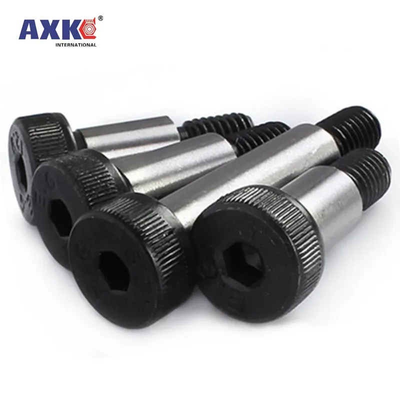 1pc M8 M10 M12 M16 Diameter 10 12 16 20mm Grade 12.9 Steel Allen Hex Hexagon Socket Cap Head Shoulder Roller Bearings Screw Bolt