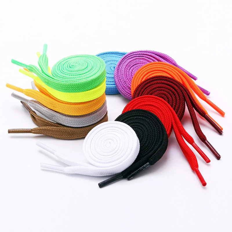 1 Pair Colourful Shoelaces Shoe Laces for Canvas Sneakers Sport Shoes Long Rope Laces Long 50cm,80cm,100cm,120cm