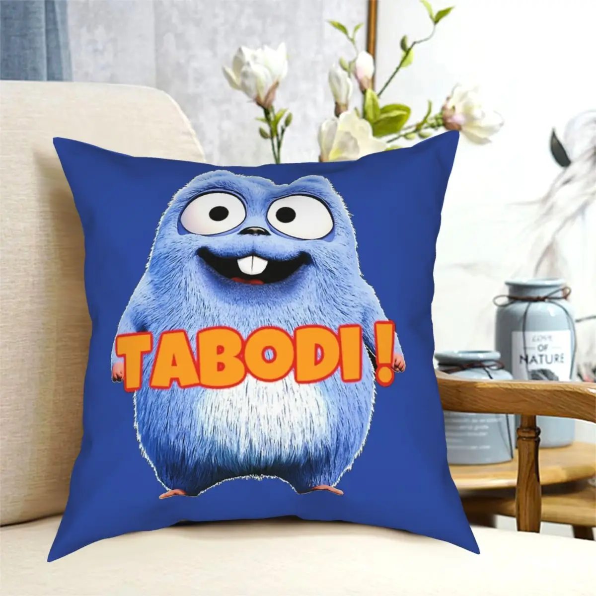 Lemmings Tabodi And Grizzy Pillowcase Polyester Pattern Zipper Decor Home Cushion Cover