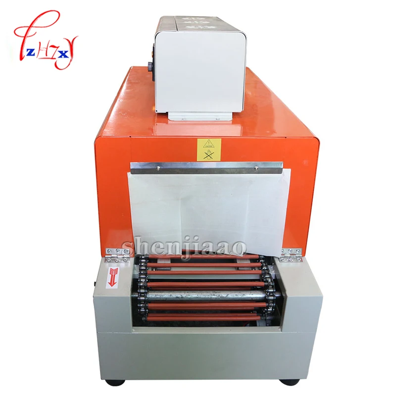 Electric heating infrared tunneling machine thermal shrink wrapping equipment plastic wrapping PVC POF PE bags shrinkage POF