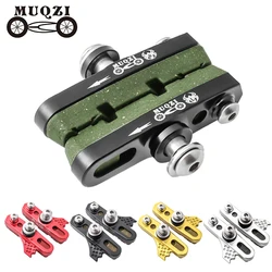 MUQZI Carbon Wheel Pads MTB Road Folding Bicycle Caliper Brake Block For Carbon Wheels Brake Shoes Brake Pads