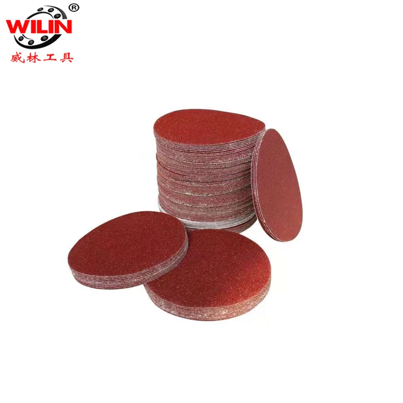 100pcs 1/2/3 Inch Sandpaper Round Shape Sanding Discs Abrasive Tool Parts Buffing Sheet Sandpaper Sander Polishing Pad