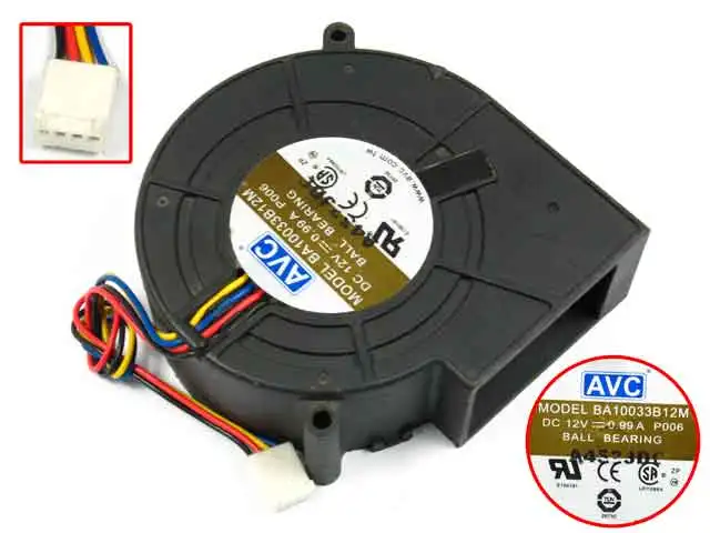 

AVC BA10033B12M P006 DC 12V 0.99A 97x94x33mm Server Blower Fan