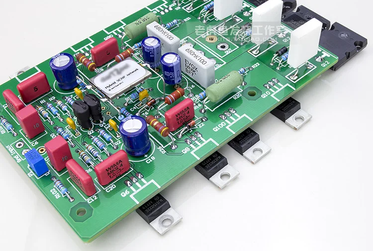 Two pairs of tubes in parallel output version Swiss 108 post-amplifier re-enactment without negative feedback amplifier DIY KIT