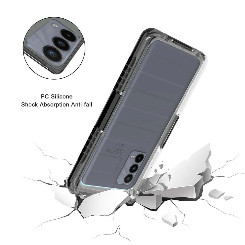 Universal Waterproof Case for Realme Neo6 SE GT 6T Narzo N65 C63 C65 Bumper Swimming Phone Pouch Shockproof Full Coverage Shell