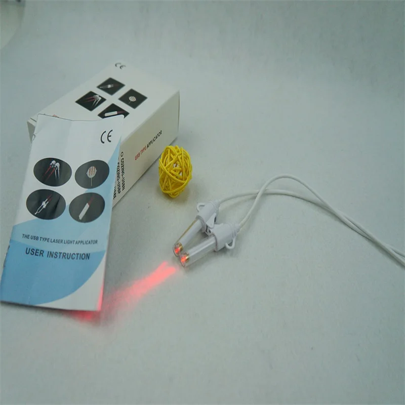 

650nm Rhinitis Semiconductor Soft Laser Therapy Device Metal Nose Irradiation Cholesterol Red Light Treatment Instrument