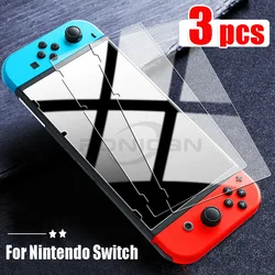 Protector de pantalla de vidrio templado 9H para Nintendo Switch, película de pantalla para Nintendo Switch Lite, paquete de 3