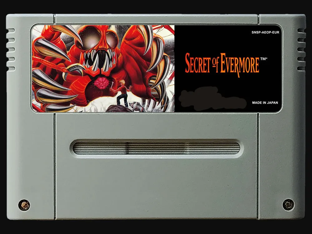 16Bit Games ** Secret of Evermore ( French PAL Version!! French Language!! )