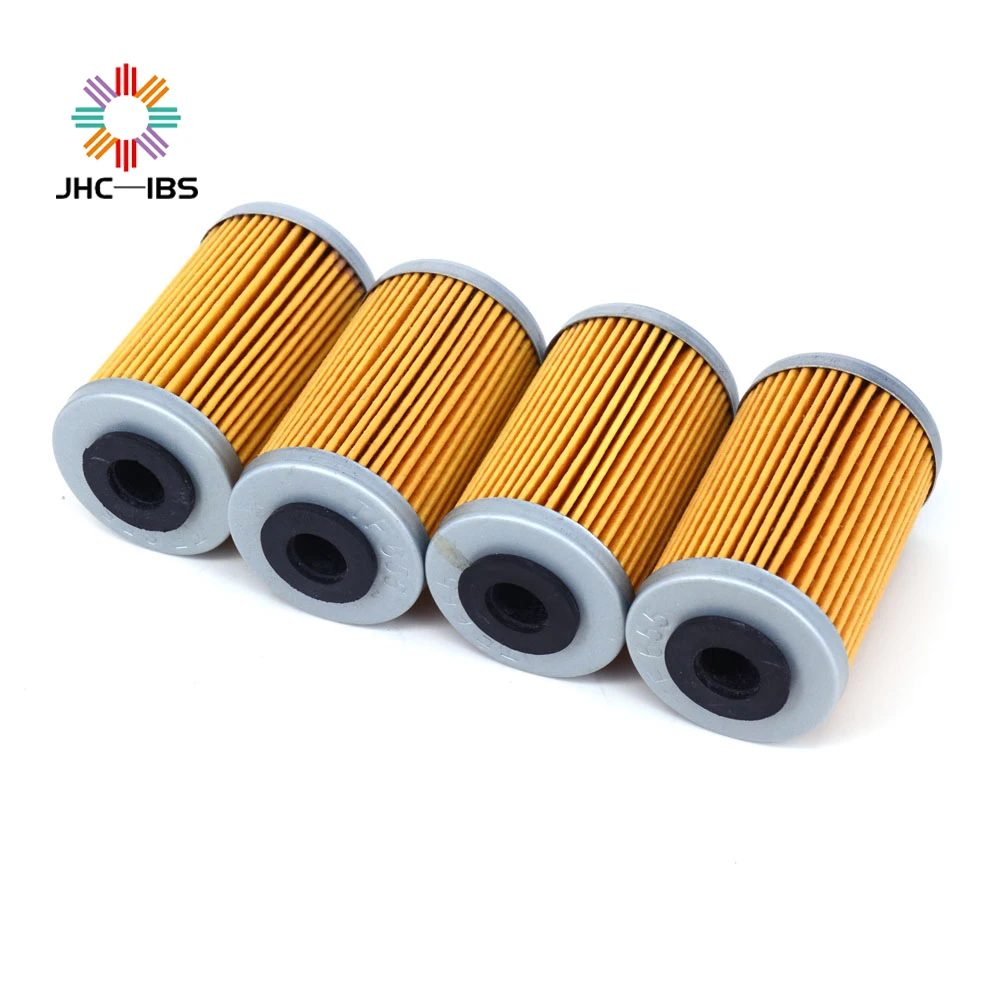 Motorcycle 4pcs Engine Oil Filter For KTM EXCF SXF XCF XCFW EXC SMR SXF XCF XCW 250 450 500 690 XC 450 525 ATV