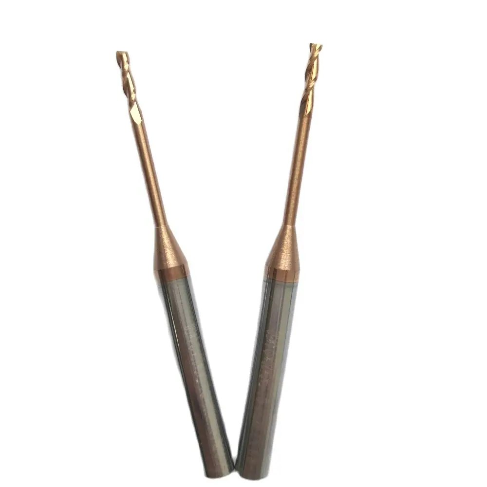 Mills de Extremidade Plana de Pescoço Longo Endmills Cnc Ferramentas de Fresagem de Carboneto Sólido Hrc55 mm 30 Pcs