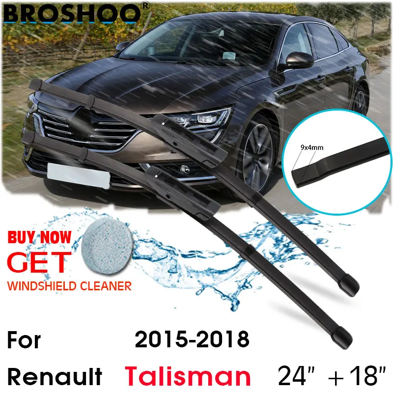 Auto Wisser Voorruit Voorruit Ruitenwissers Blades Auto Accessoires Voor Renault Talisman 24 ''+ 18'' 2015-2018