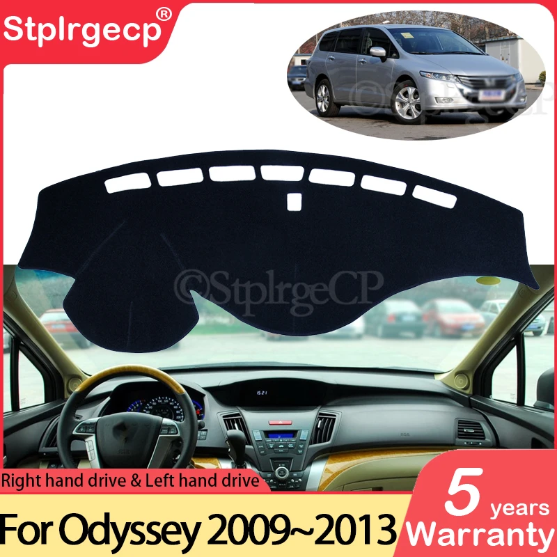 for Honda Odyssey 2009~2013 JDM Model Anti-Slip Mat Dashboard Cover Pad Sunshade Dashmat Carpet Accessories RB1 RB2 2011 2012